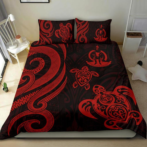Vanuatu Bedding Set - Red Tentacle Turtle