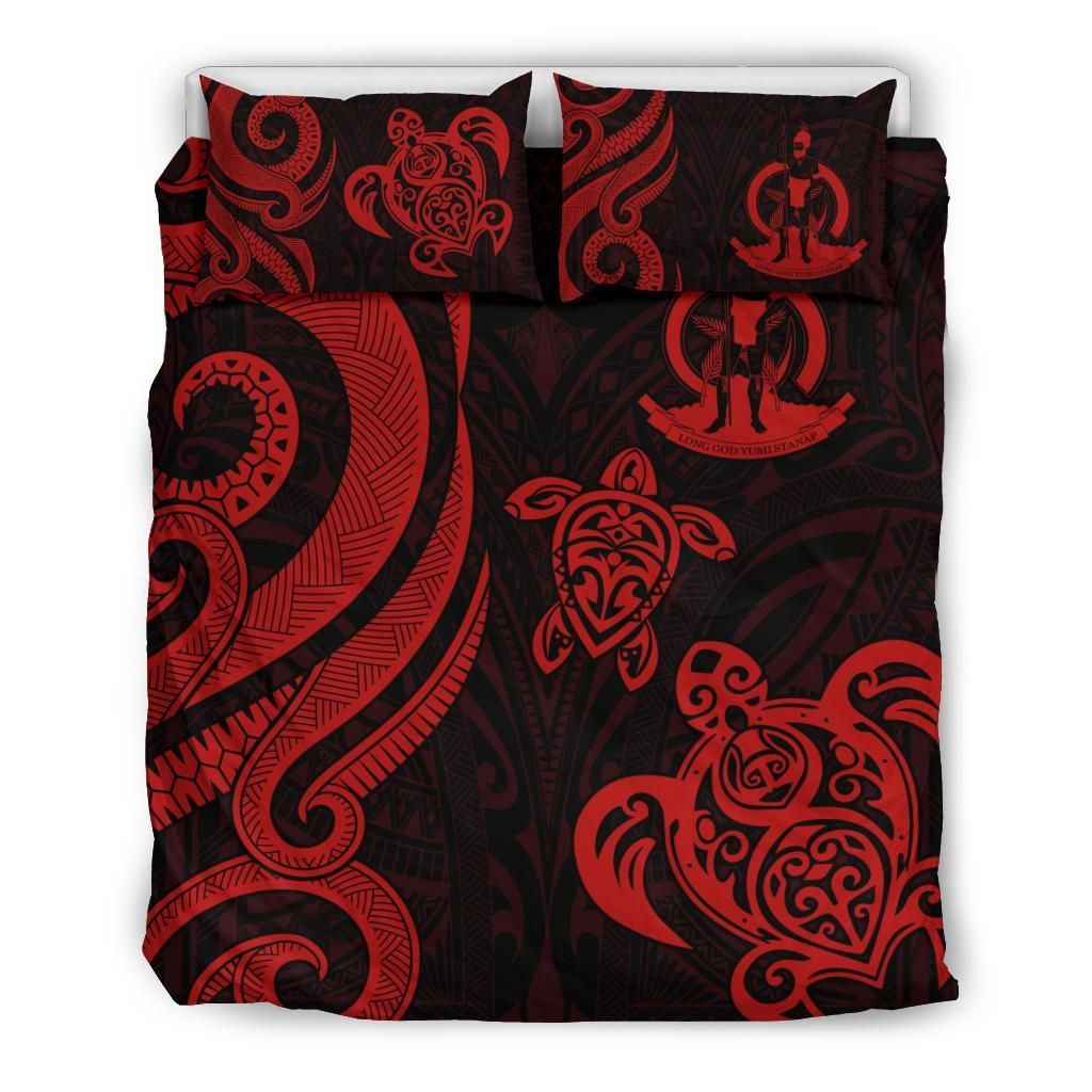 Vanuatu Bedding Set - Red Tentacle Turtle