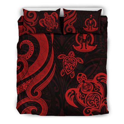 Vanuatu Bedding Set - Red Tentacle Turtle