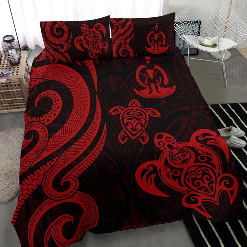 Vanuatu Bedding Set - Red Tentacle Turtle