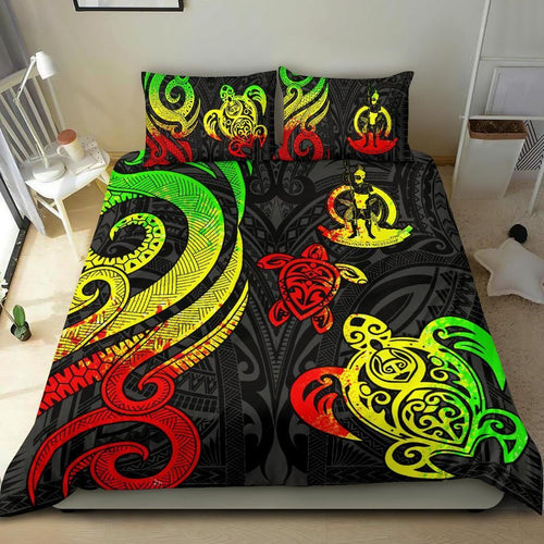 Vanuatu Bedding Set - Reggae Tentacle Turtle