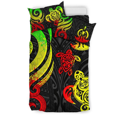 Vanuatu Bedding Set - Reggae Tentacle Turtle