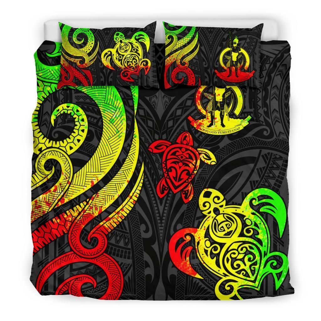 Vanuatu Bedding Set - Reggae Tentacle Turtle