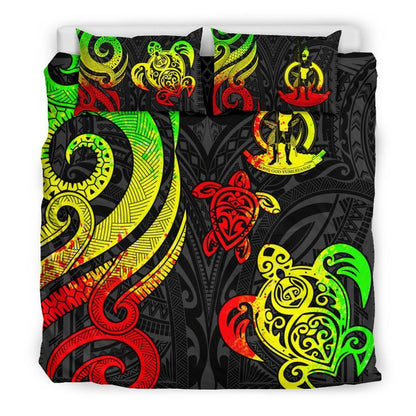 Vanuatu Bedding Set - Reggae Tentacle Turtle