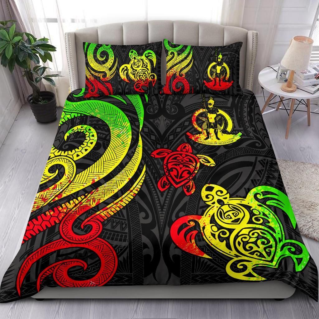 Vanuatu Bedding Set - Reggae Tentacle Turtle