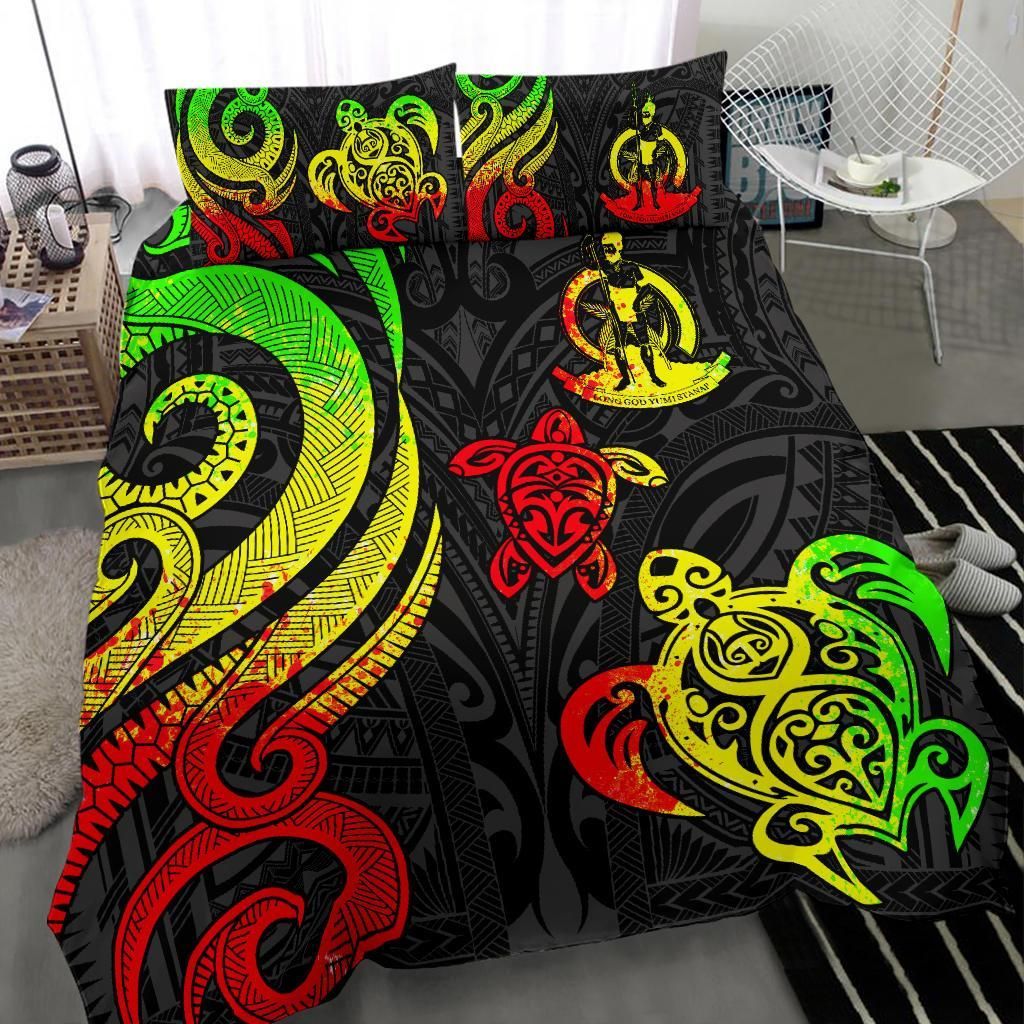 Vanuatu Bedding Set - Reggae Tentacle Turtle