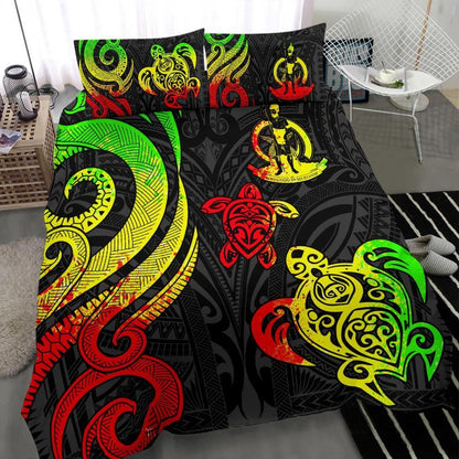 Vanuatu Bedding Set - Reggae Tentacle Turtle