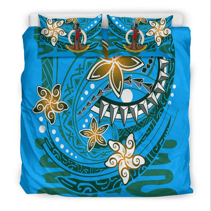 Vanuatu Bedding Set - Spring Style Blue Color