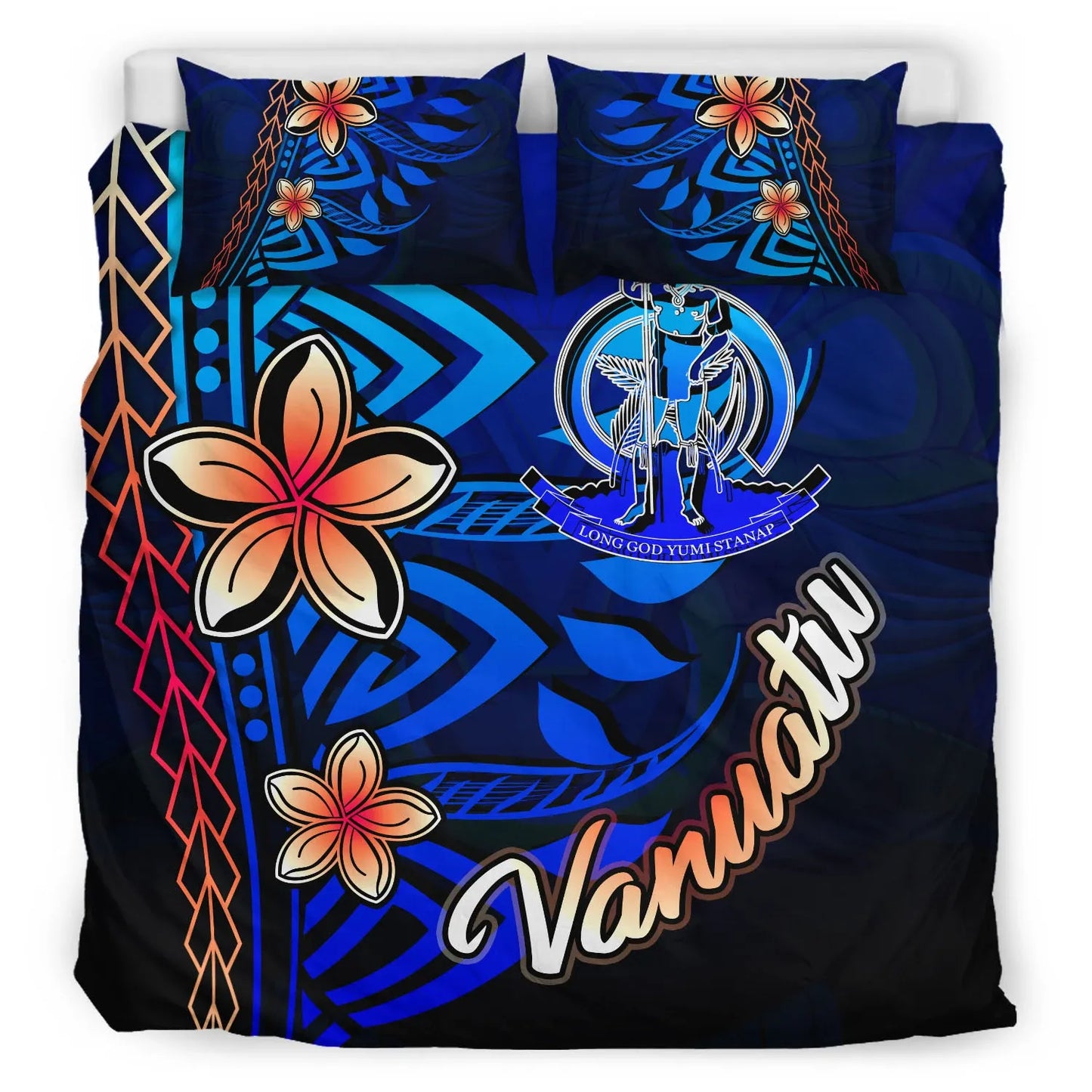 Vanuatu Bedding Set - Vintage Tribal Mountain