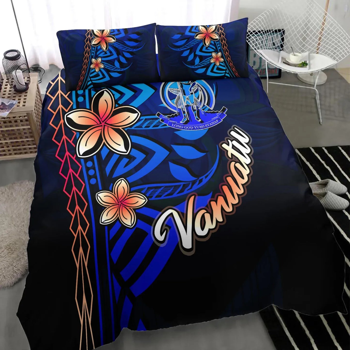 Vanuatu Bedding Set - Vintage Tribal Mountain