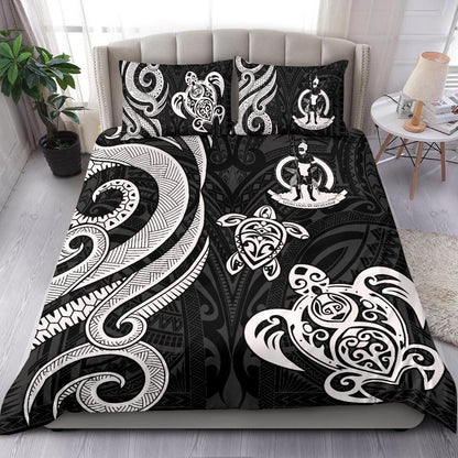 Vanuatu Bedding Set - White Tentacle Turtle