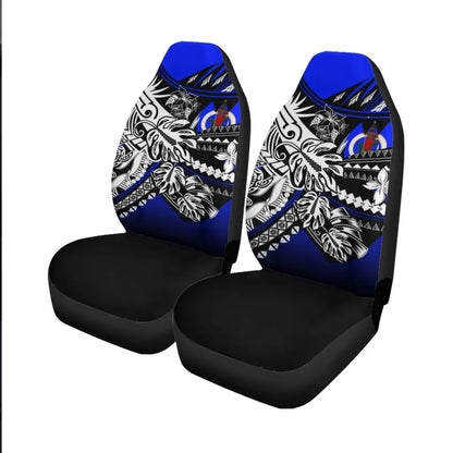 Vanuatu Car Seat Cover - The Flow OF Ocean Blue Color