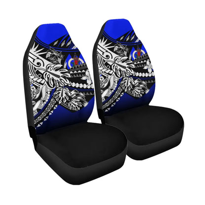 Vanuatu Car Seat Cover - The Flow OF Ocean Blue Color