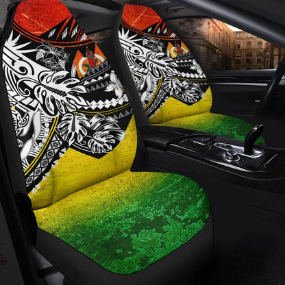 Vanuatu Car Seat Cover - The Flow OF Ocean Reggae Color