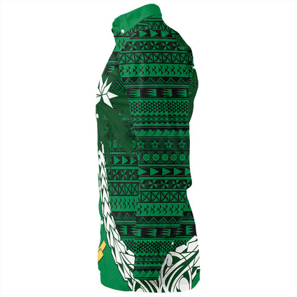 Vanuatu Long Sleeve Shirt Coat Of Arms Tree Coconut