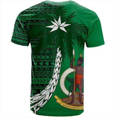 Vanuatu T-Shirt Coat Of Arms Tree Coconut