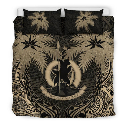Vanuatu Duvet Cover Set - Vanuatu Coat Of Arms Coconut (Duvet Cover)