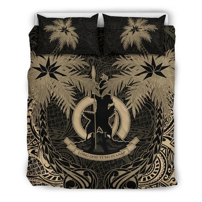 Vanuatu Duvet Cover Set - Vanuatu Coat Of Arms Coconut (Duvet Cover)