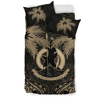 Vanuatu Duvet Cover Set - Vanuatu Coat Of Arms Coconut (Duvet Cover)