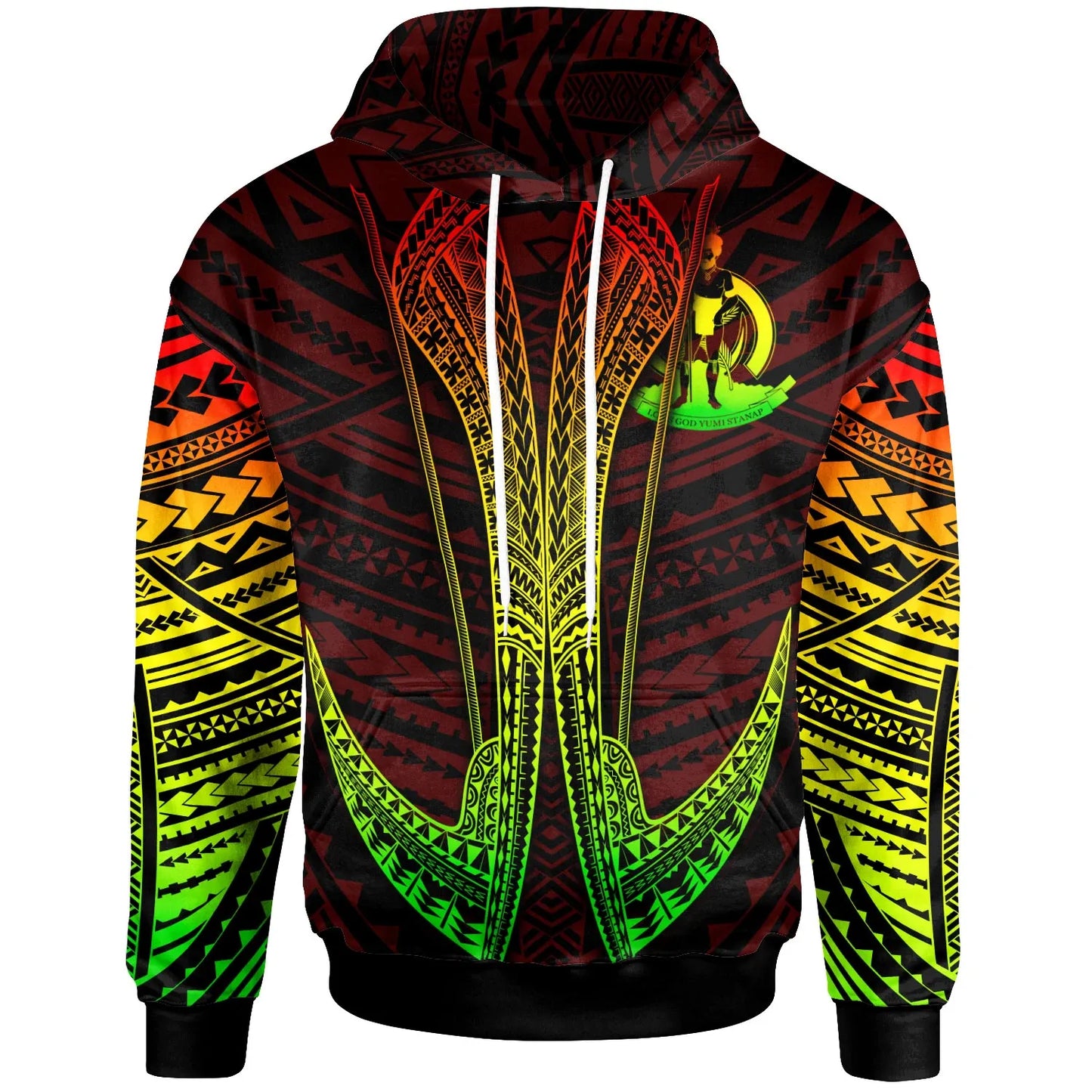 Vanuatu - Custom Personalised Hoodie - Fish Hook
