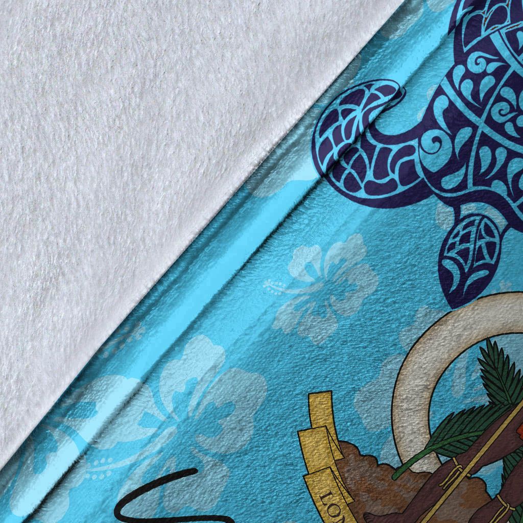 Vanuatu Custom Personalised Premium Blanket - Tropical Style