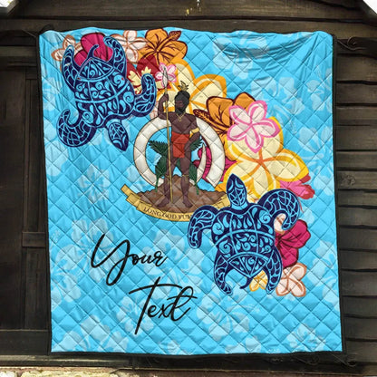 Vanuatu Custom Personalised Premium Quilt - Tropical Style