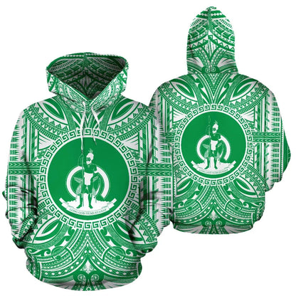 Vanuatu ll Over Hoodie - Vanuatu Coat Of rms Polynesian Flag Color