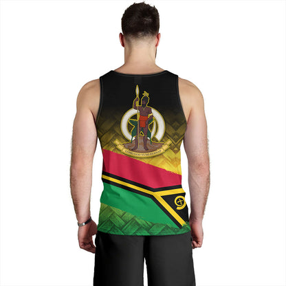 Vanuatu Tank Top Flag Lauhala Style