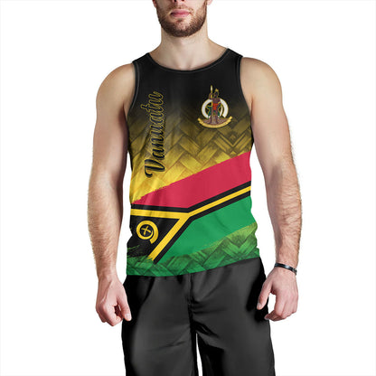 Vanuatu Tank Top Flag Lauhala Style