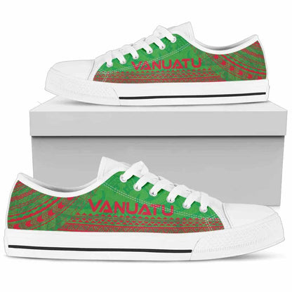 Vanuatu Low Top Shoes - Polynesian Flag Chief Version