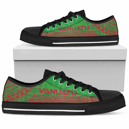 Vanuatu Low Top Shoes - Polynesian Flag Chief Version