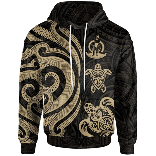 Vanuatu Hoodie - Gold Tentacle Turtle