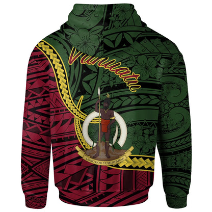 Vanuatu Hoodie - Maewo Seal Of Vanuatu Polynesian Patterns