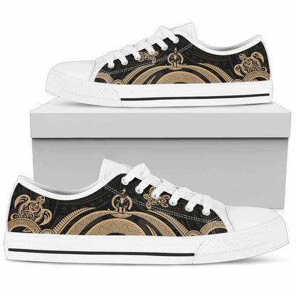 Vanuatu Low Top Canvas Shoes - Gold Tentacle Turtle