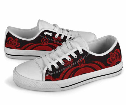 Vanuatu Low Top Canvas Shoes - Red Tentacle Turtle