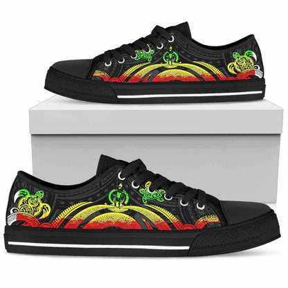 Vanuatu Low Top Canvas Shoes - Reggae Tentacle Turtle