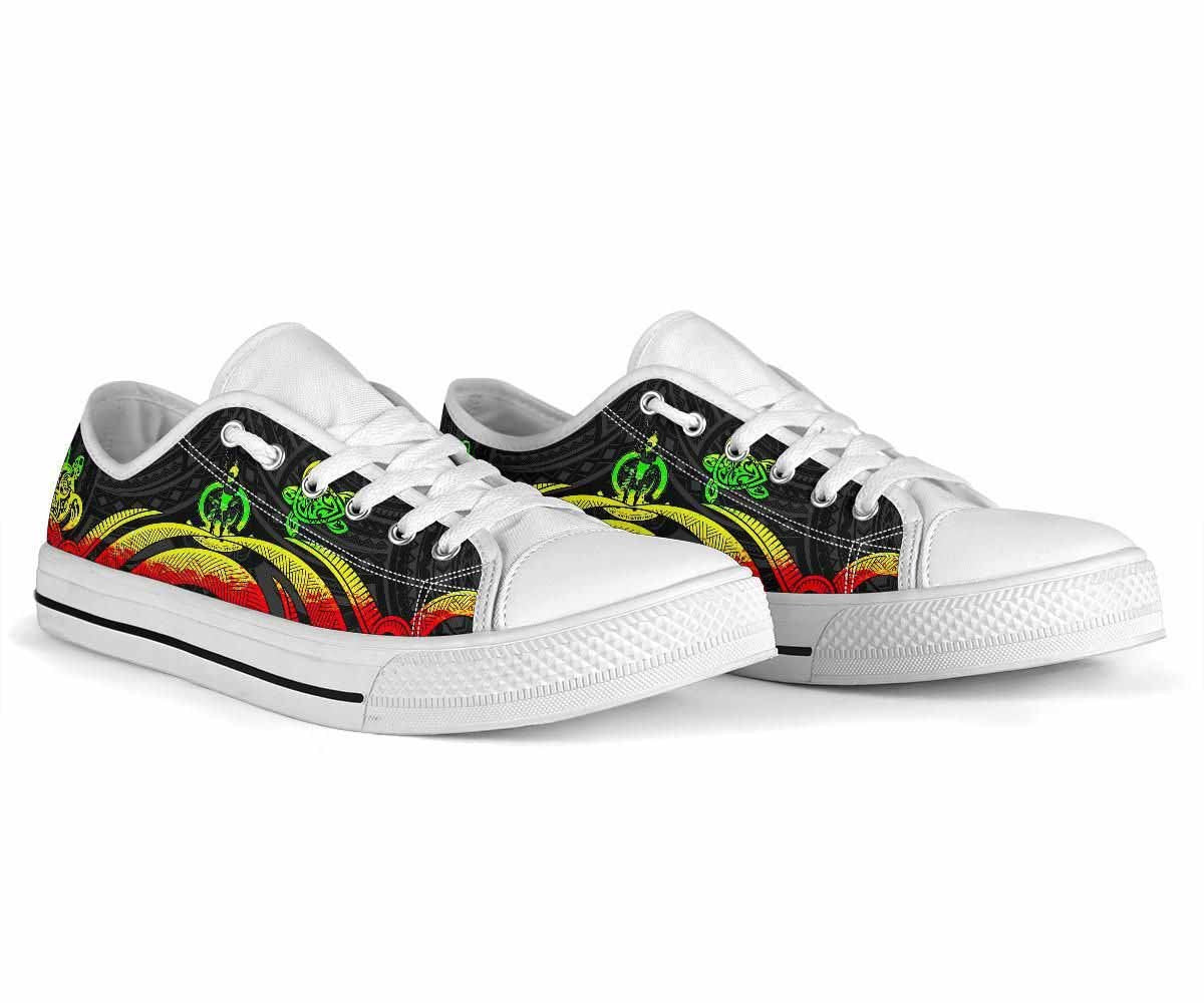 Vanuatu Low Top Canvas Shoes - Reggae Tentacle Turtle