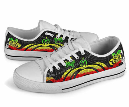 Vanuatu Low Top Canvas Shoes - Reggae Tentacle Turtle