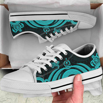 Vanuatu Low Top Canvas Shoes - Turquosie Tentacle Turtle