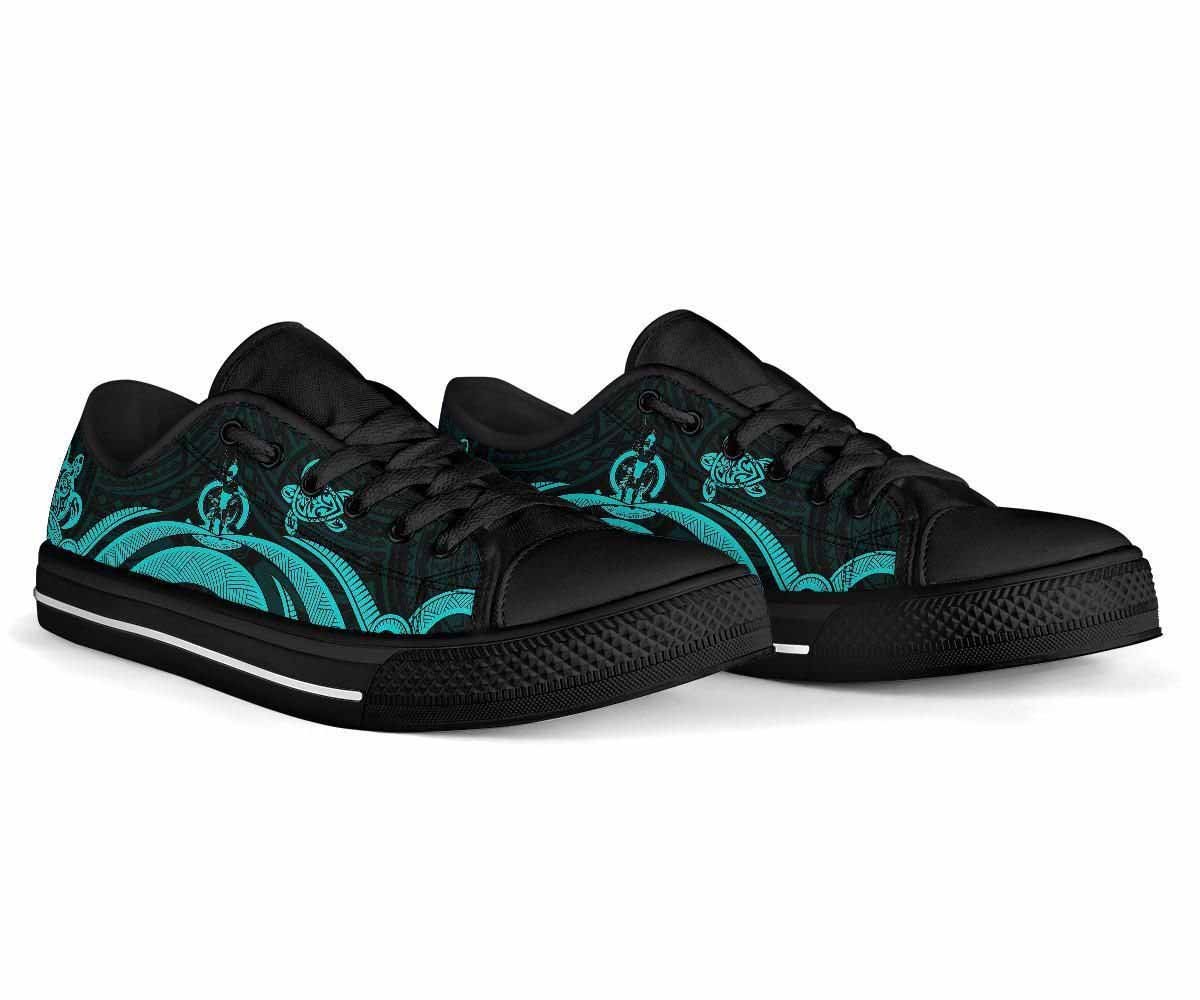 Vanuatu Low Top Canvas Shoes - Turquosie Tentacle Turtle