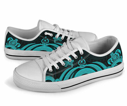 Vanuatu Low Top Canvas Shoes - Turquosie Tentacle Turtle
