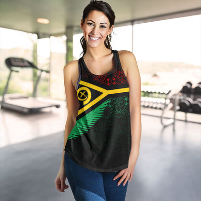 Vanuatu Women Tank Melanesia Tribal Pattern