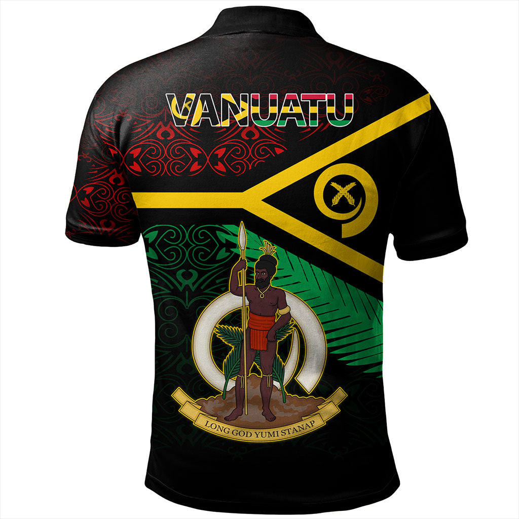 Vanuatu Polo Shirt Melanesia Tribal Pattern