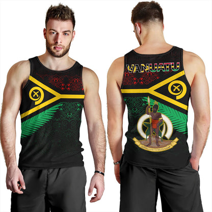 Vanuatu Tank Top Melanesia Tribal Pattern