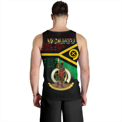 Vanuatu Tank Top Melanesia Tribal Pattern