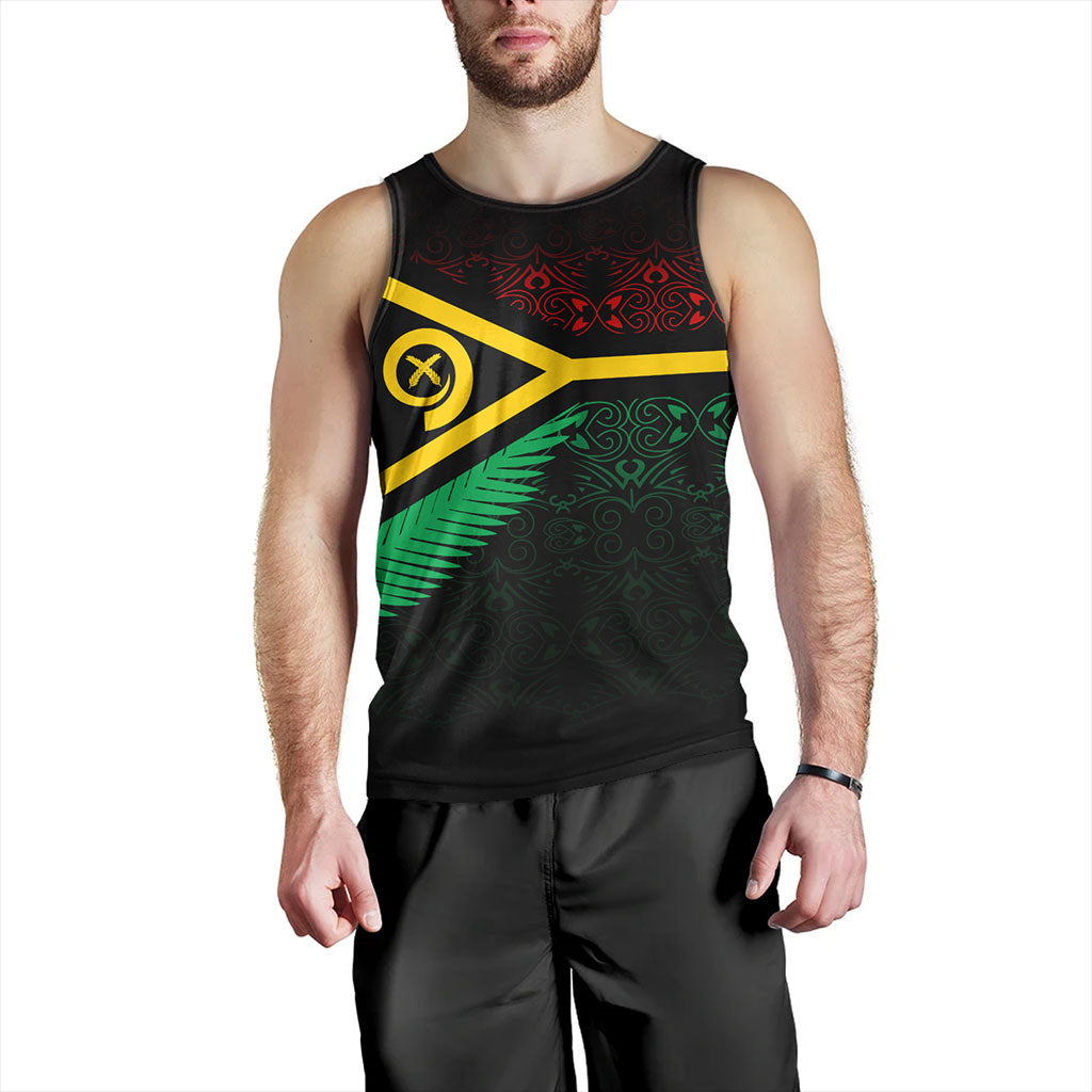 Vanuatu Tank Top Melanesia Tribal Pattern
