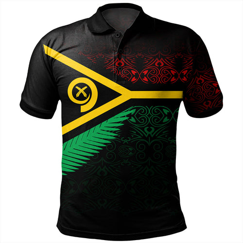 Vanuatu Polo Shirt Melanesia Tribal Pattern