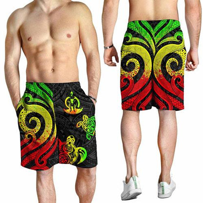 Vanuatu Men Short - Reggae Tentacle Turtle