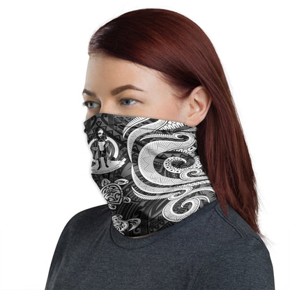 Vanuatu Neck Gaiter - Turtle Tentacle White