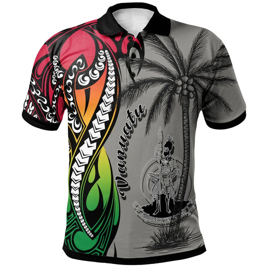 Vanuatu Polo Shirt - Classical Coconut Tree